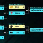 Akhirnya RRQ Hoshi dan Onic Esports Berjumpa di Lower Bracket Besok