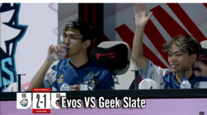 Hasil Match Kesepuluh Evos VS Geek Slate MPL Season 11