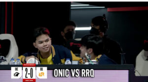 Hasil Match Kesebelas Onic VS RRQ MPL Season 11