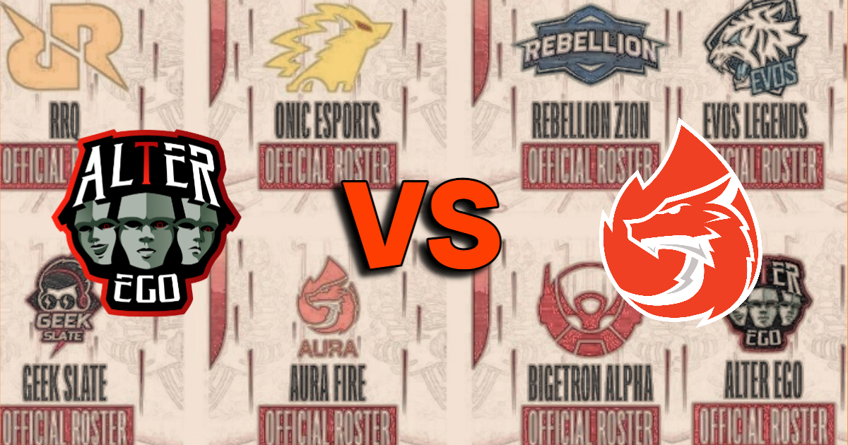 Hasil Match Minggu Ketiga Alter Ego VS Aura Fire MPL Season 11
