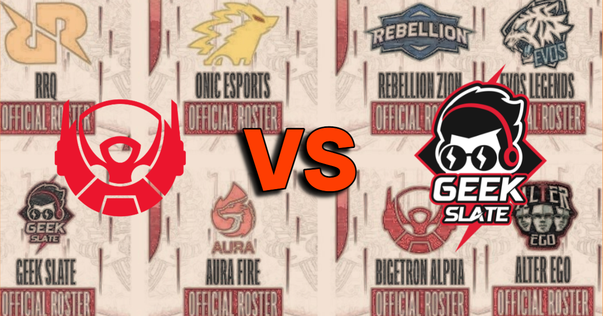 Hasil Match Minggu Ketiga Bigetron Alpha VS Geek Slate MPL Season 11