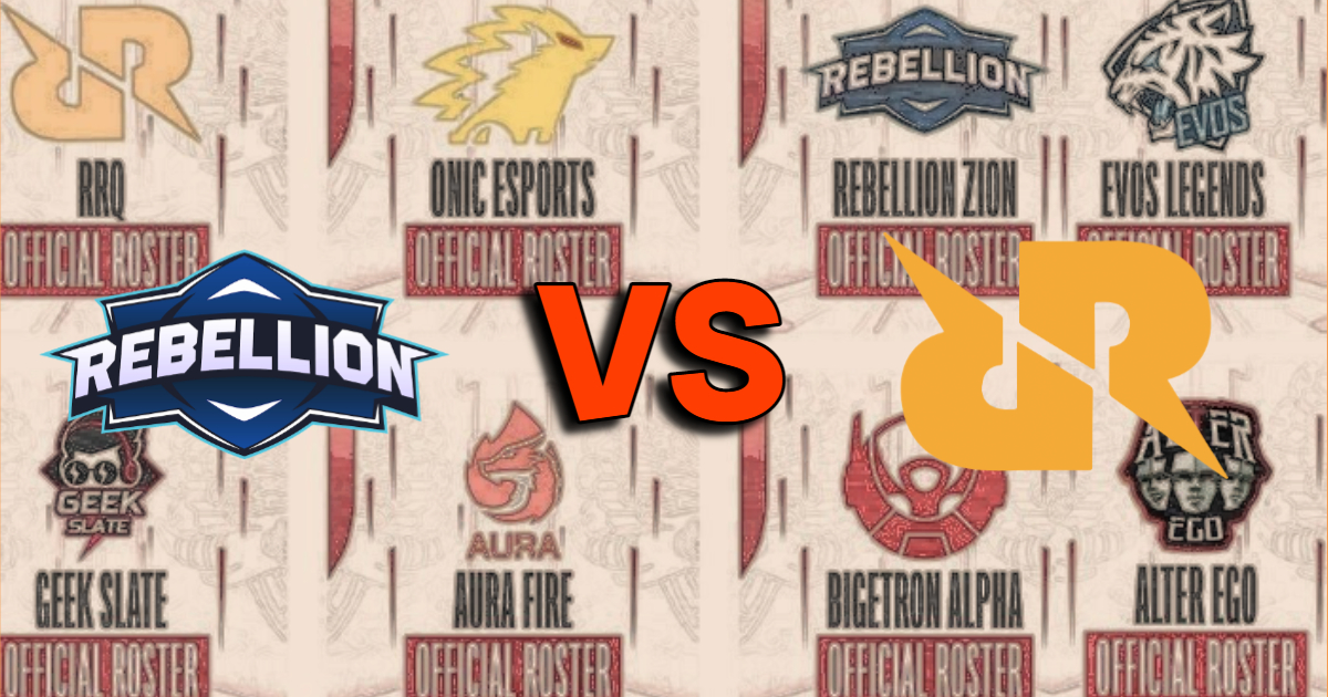 Hasil Match Minggu Ketiga Rebellion VS RRQ MPL Season 11